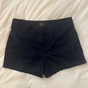 I Crew Navy Blue Chino Shorts 4